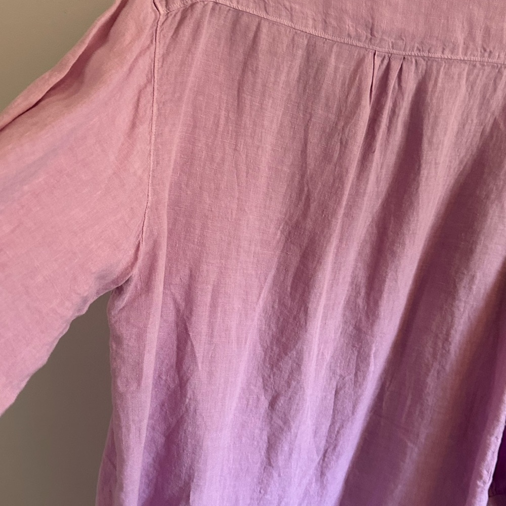 Orchid linen shirt from lost and found. New with tags.  Gorgeous color & fabric